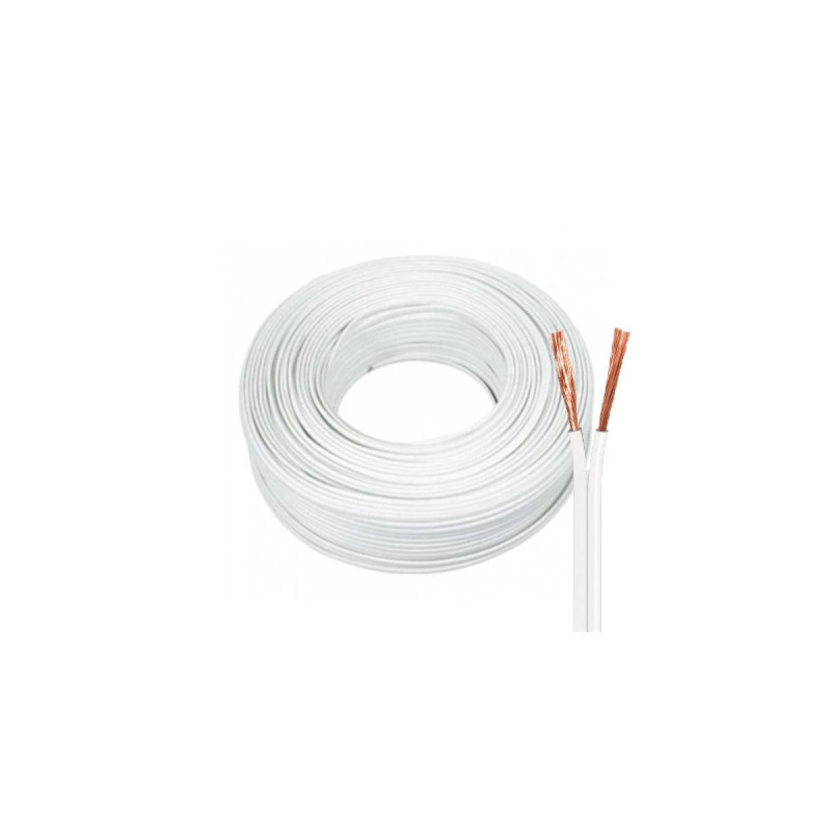 Cable Paralelo X Awg Blanco Mts Teleram